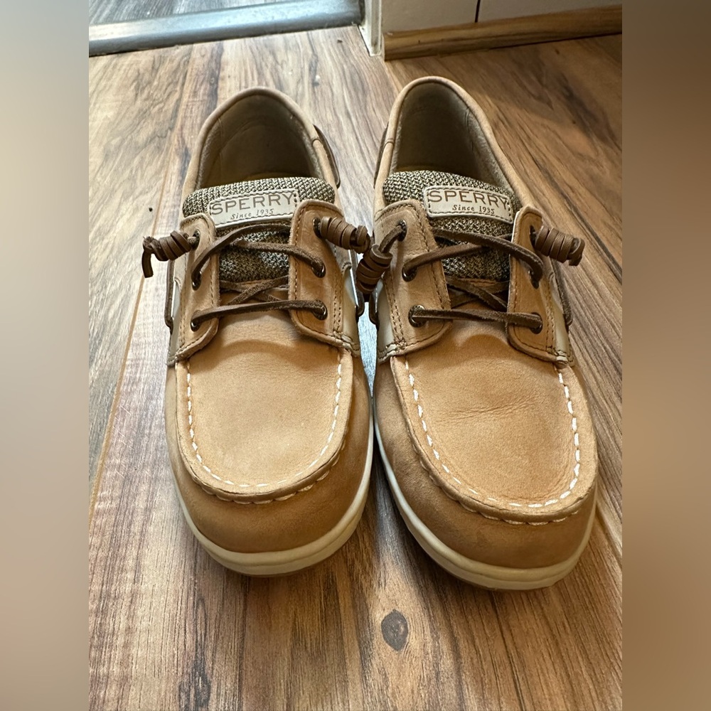 Tan and Brown Sperry Boat Shoes - Picture 4 of 4